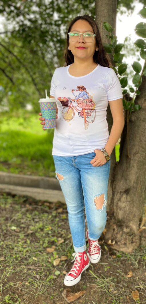 Playera Basica Dama Moda Girl Divertida